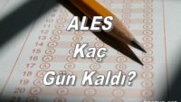 (2017) Ales İlkbahar Kaç Gün Kaldı?