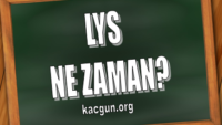2017 Lys Kaç Gün Kaldı? Lys Geri Sayım? Lys Ne Zaman?