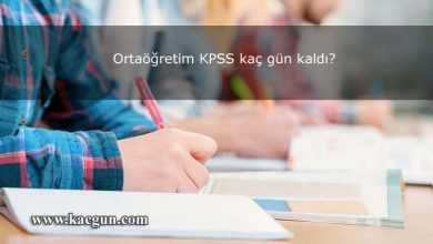 ortaöğretim kpss geri sayım
